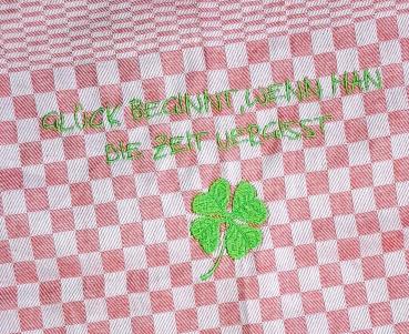 Preview: Geschirrtuch Kleeblatt