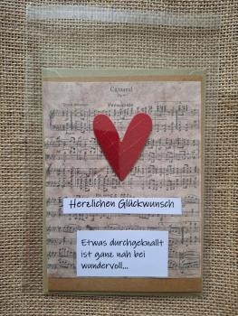 Glückwunschkarte